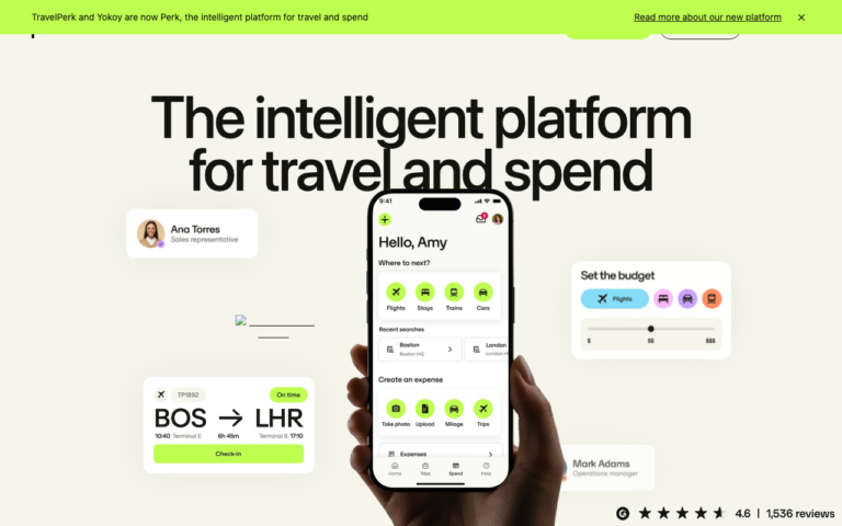 The intelligent platform for travel and spend
